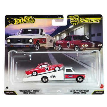 Hot Wheels Car Culture Team Transport '66 Chevrolet Corvair Yenko Stinger + '72 Chevy Ramp Truck 2026