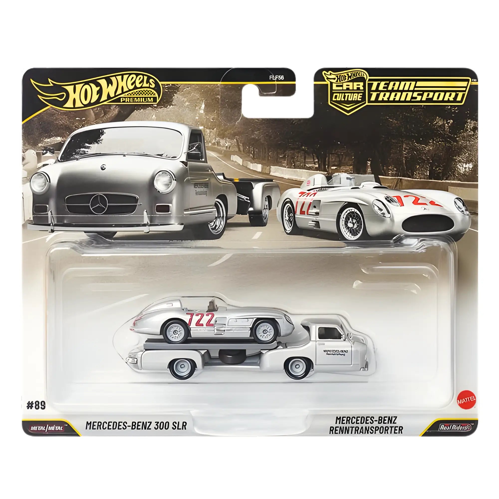 Hot Wheels Car Culture Team Transport Mercedes-Benz 300 SLR + Renntransporter 2026