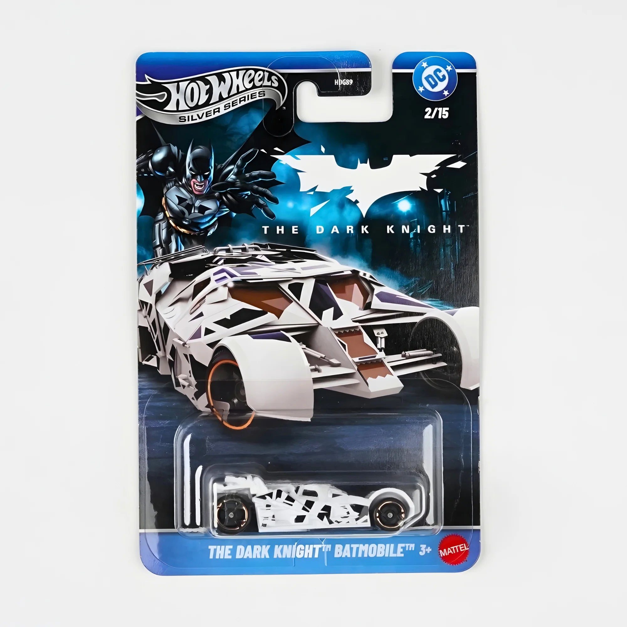 Hot Wheels The Dark Knight Batmobile Silver Series Die-Cast