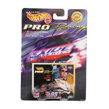 Hot Wheels Racing Jeff Burton #99 Exide Ford Thunderbird NASCAR 1:64 Die-Cast Collectible Race Car