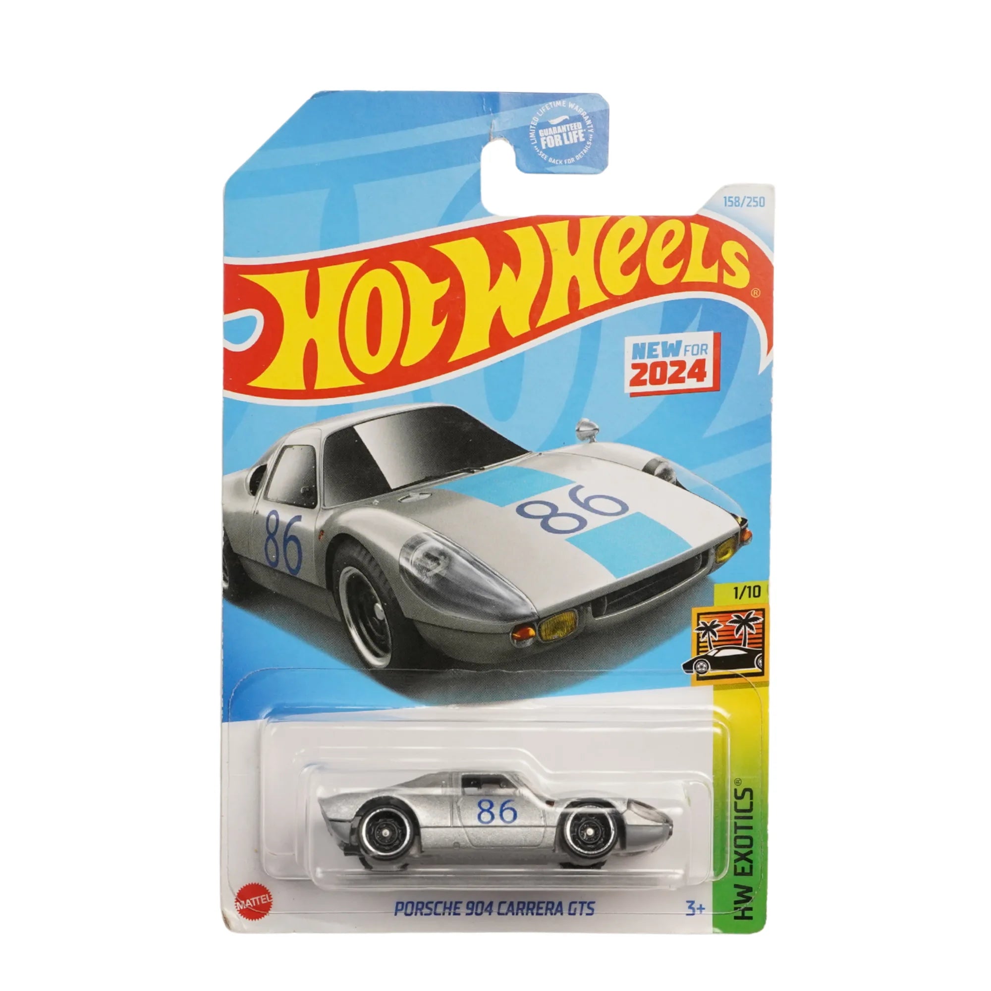 Hot Wheels Porsche 904 Carrera GTS Guaranteed For Life 1:64 Die-Cast Classic Racing Car Collectible