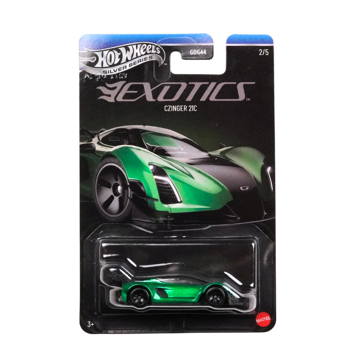 Hot Wheels Premium Silver Series Exotic Pack of 5 1:64 Die-Cast Collectible Set