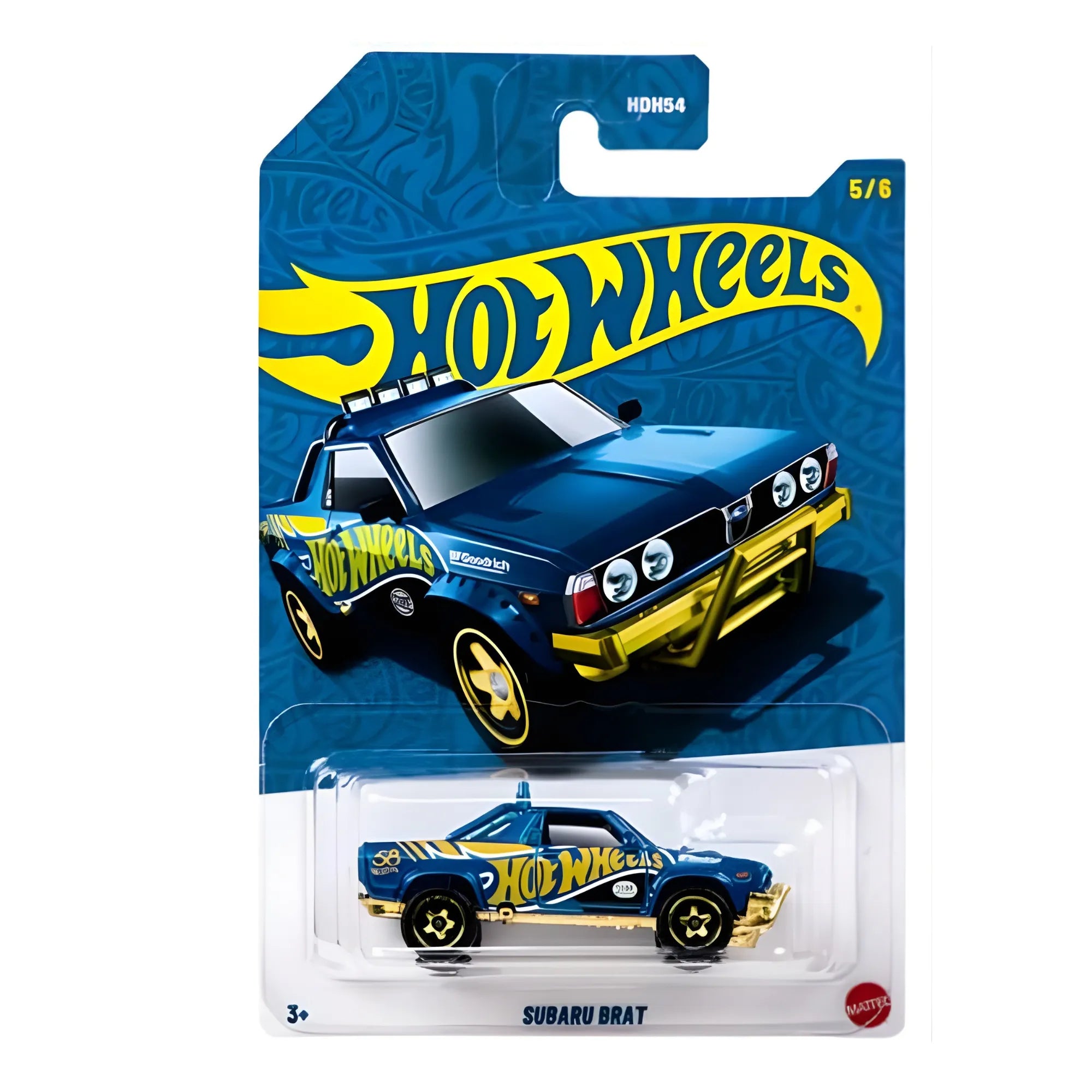 Hot Wheels Premium Subaru BRAT 55th Anniversary Black & Gold 1:64 Die-Cast
