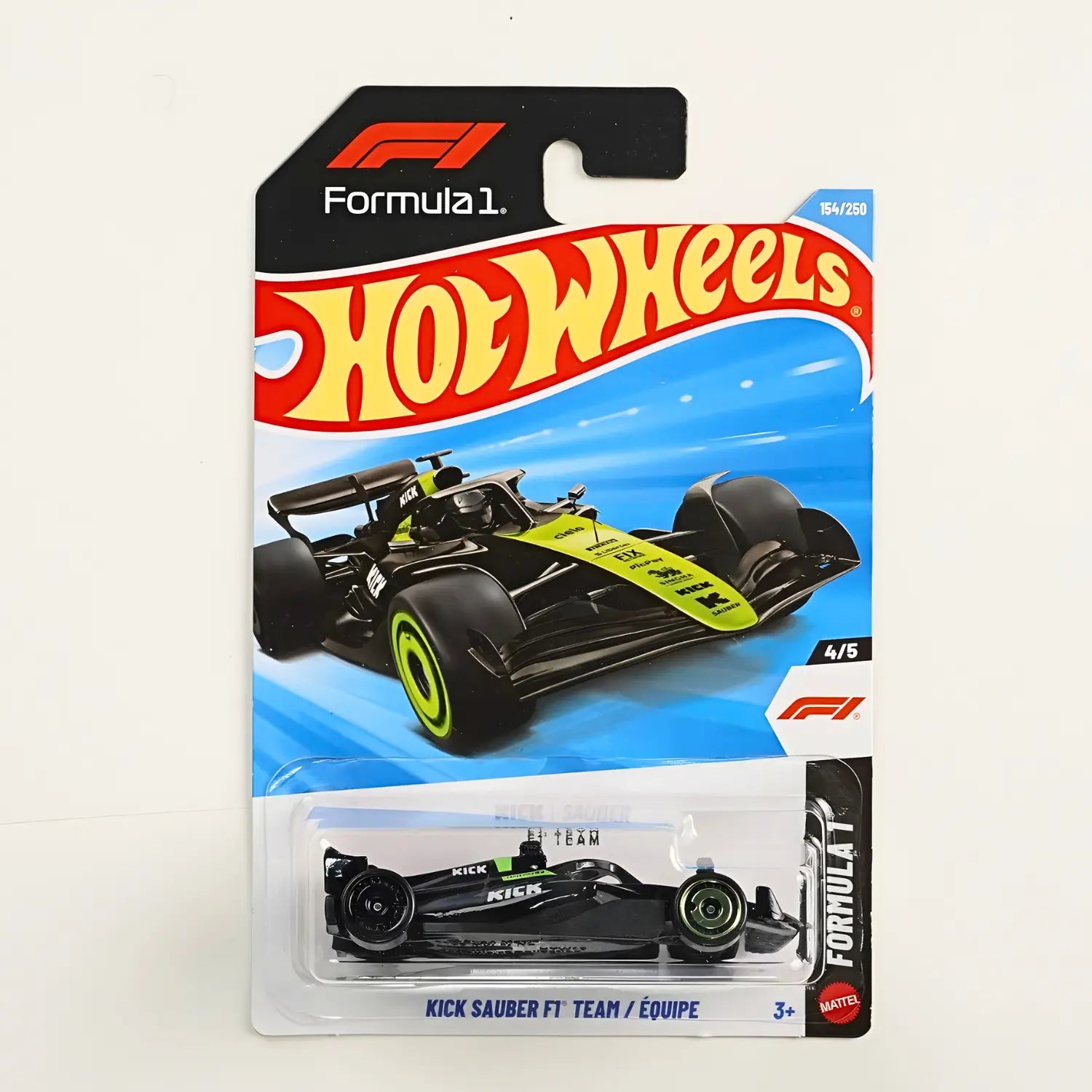 Hot Wheels Kick Sauber F1 Team Equipe 1:64 Die-Cast
