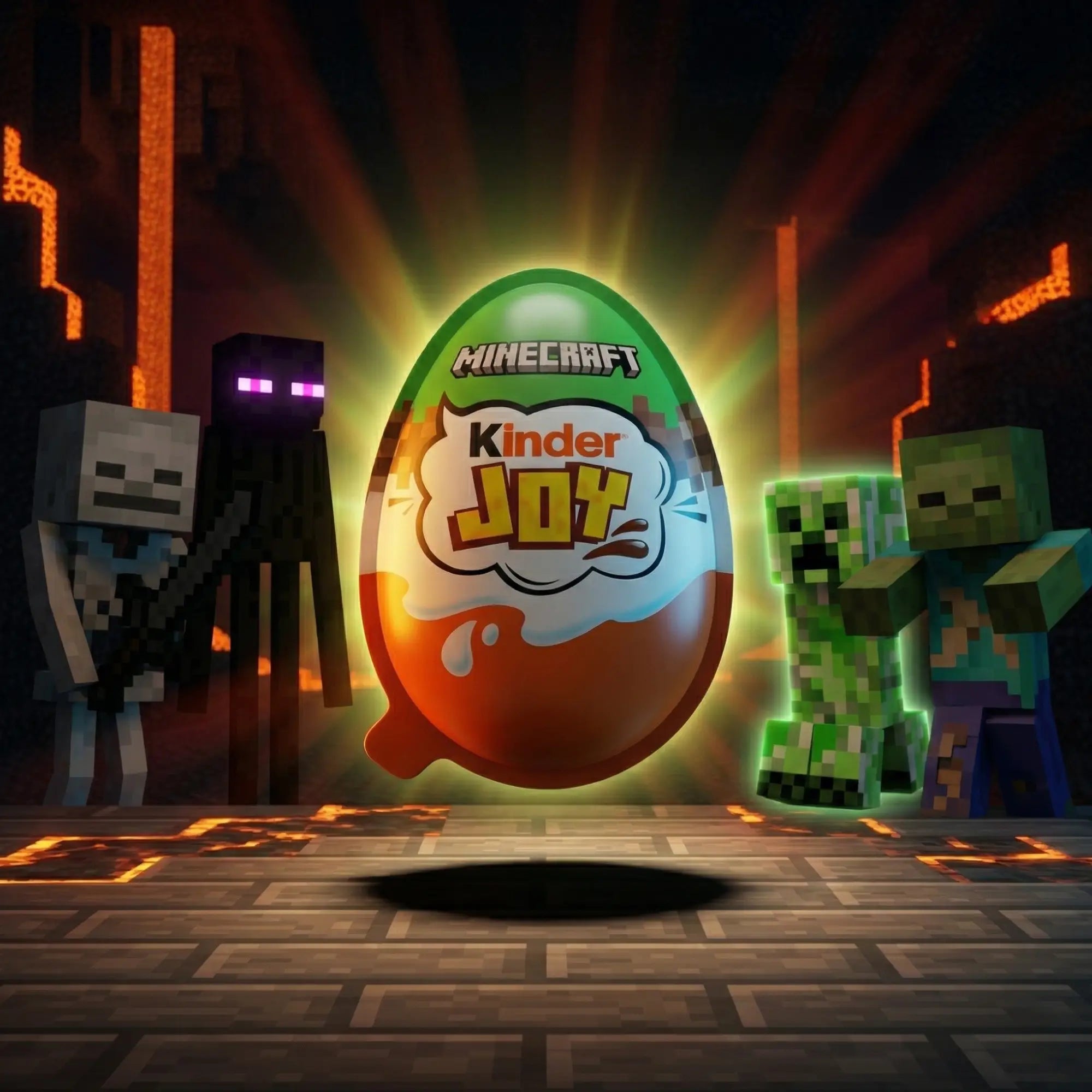 Minecraft Kinder Joy Collectible Surprise Toy | Imported Mini Figures | 2026 Edition | Quantity 1 Egg