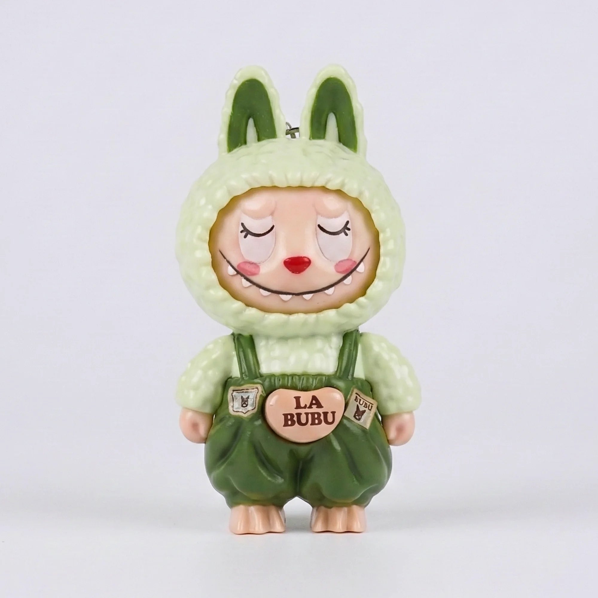 Labubu Face-Changing Doll Keychain - Cute 3-Expression Collectible Charm for Bags, Keys and Gifting