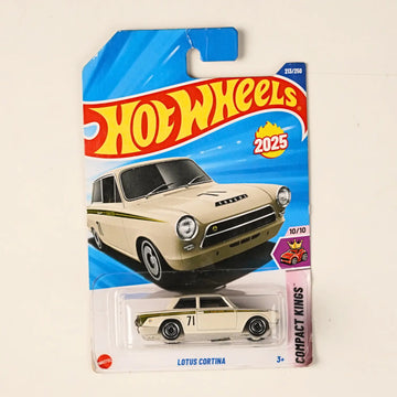 Hot Wheels Lotus Cortina (White) 1:64 Die-Cast