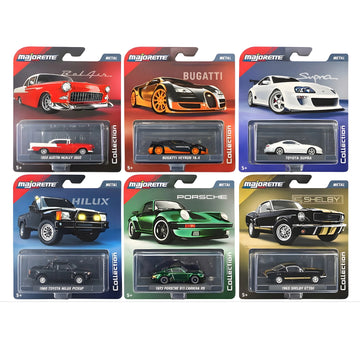 Majorette Premium Collection Pack of 6 Die-Cast Cars 1:64 Scale