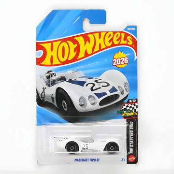 Hot Wheels Maserati Tipo 61 White 2026