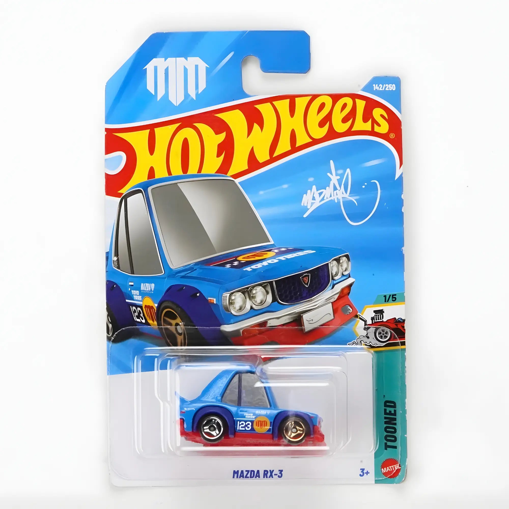 Hot Wheels Mazda RX-3 Tooned Blue 2026