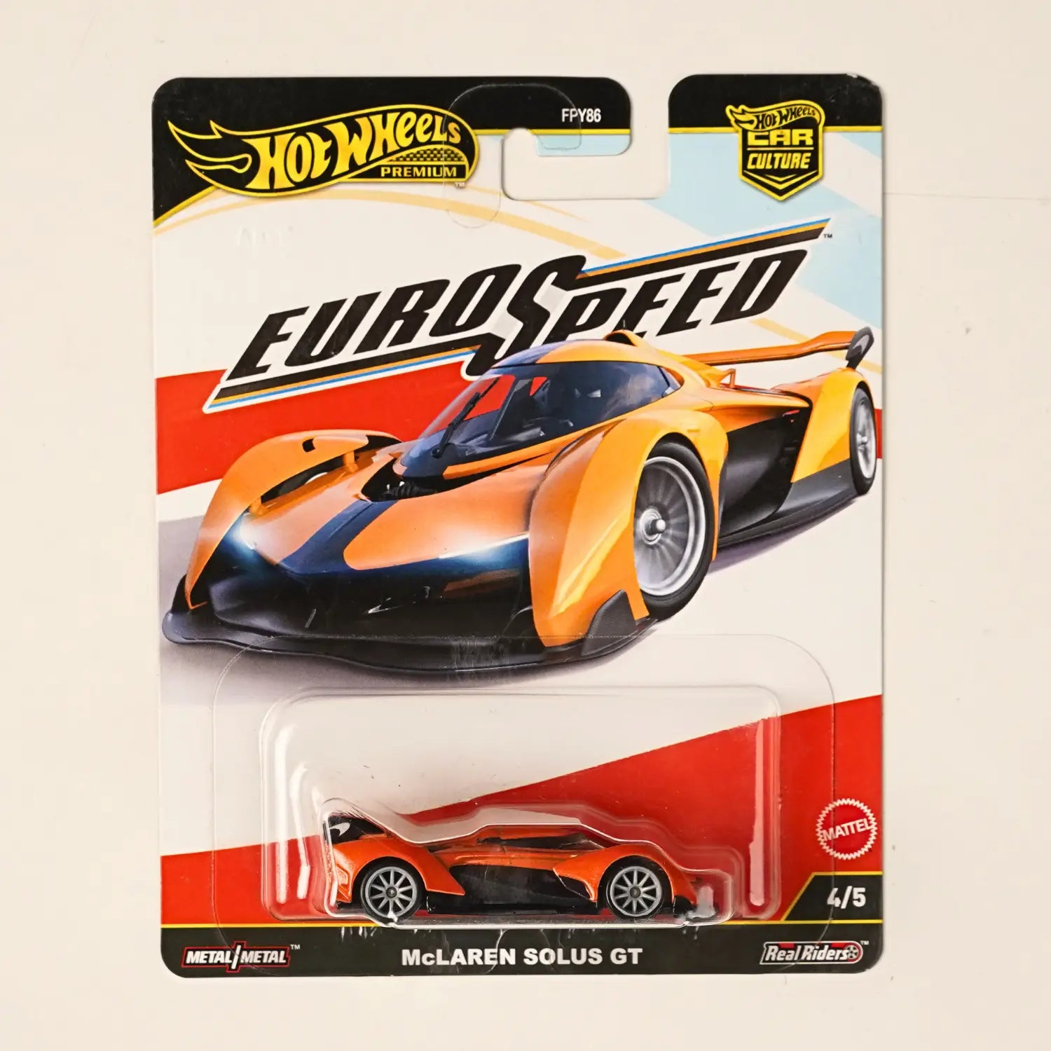 Hot Wheels McLaren Solus GT Car Culture Euro Speed 1:64 Die-Cast Premium
