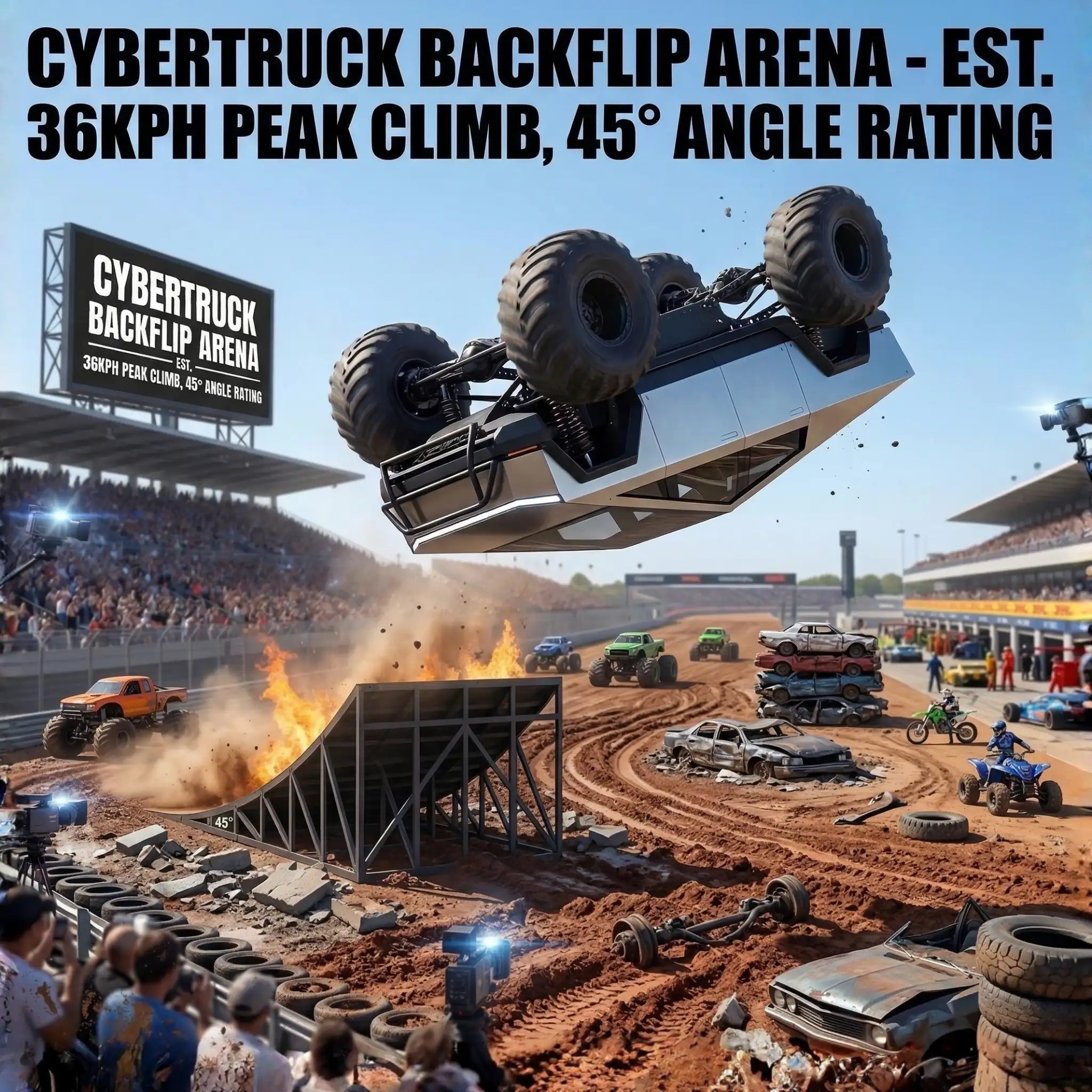 1:8 Scale Large Size 4WD RC Monster Truck with Metal Body, 2.4GHz Remote Control, LED Headlights, All-Terrain Off-Road Car for Adults