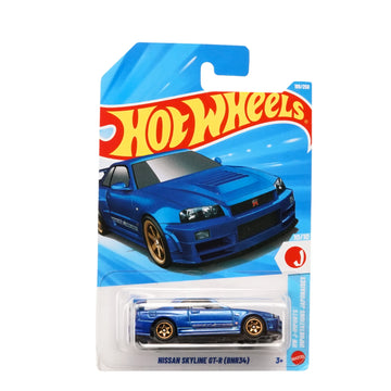 Hot Wheels Nissan Skyline GT-R (BNR34) 1:64 Die-Cast JDM Performance Car Collectible
