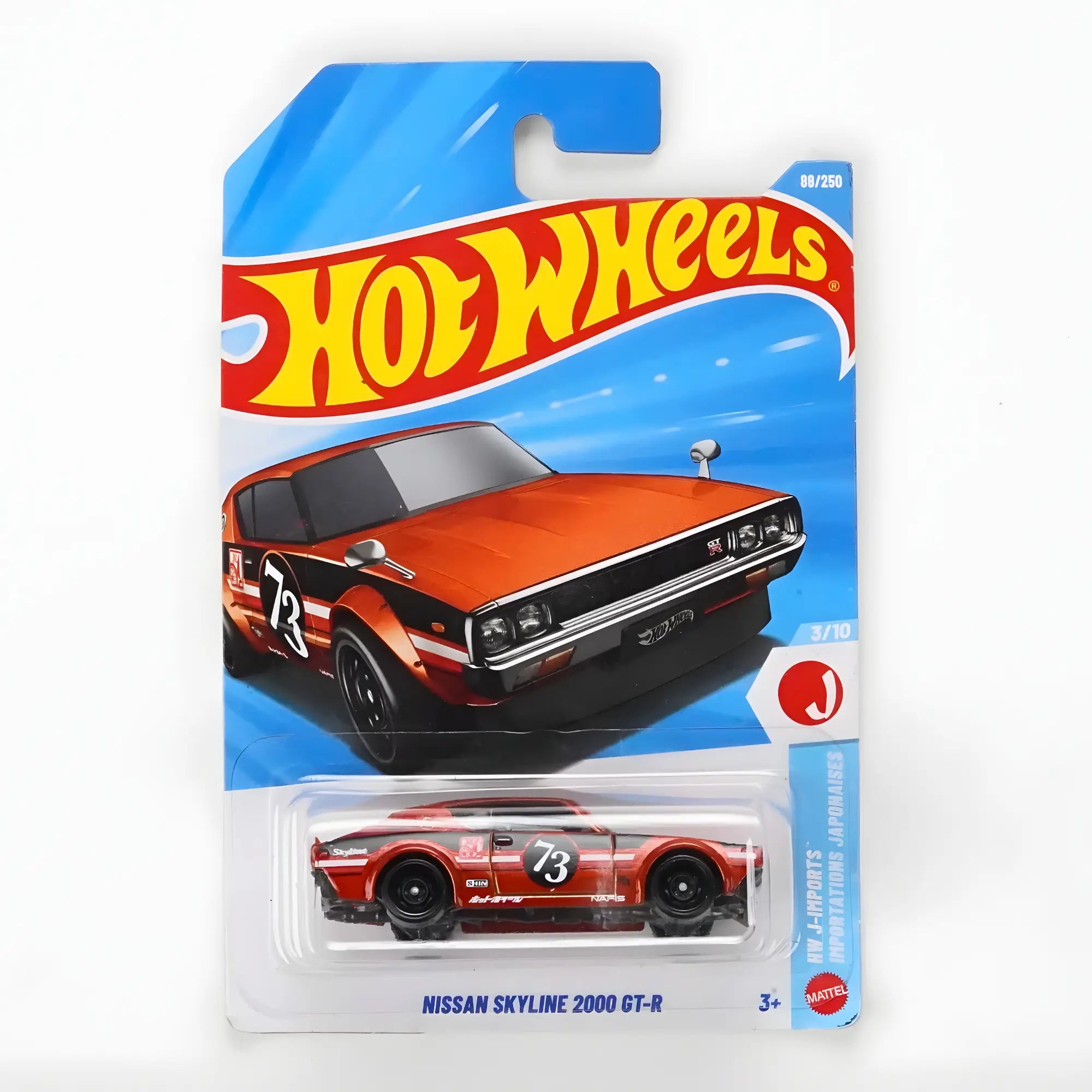 Hot Wheels Nissan Skyline 2000 GT-R Red Orange 2026