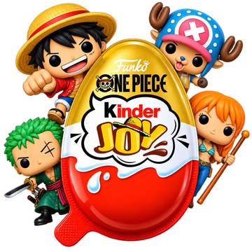 Funko One Piece Kinder Joy Pre-Order – One Piece Collectible Surprise Egg with Funko Characters, Estimated Delivery 30 Days