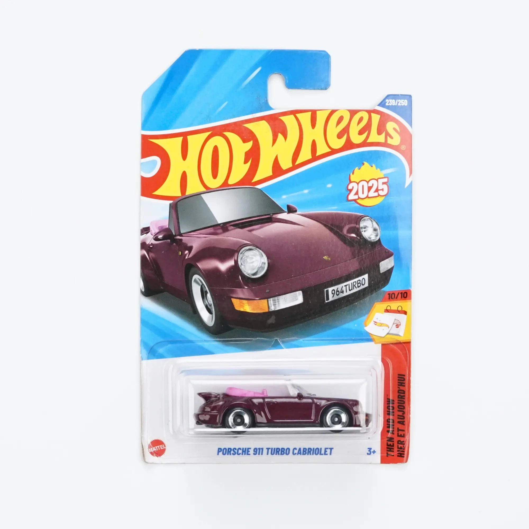 HOT WHEELS PORSCHE 911 TURBO CABRIOLET 1:64 DIE-CAST
