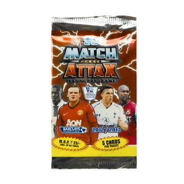 Topps Match Attax Premier League 2012/13 Sealed Pack – 5 Football Trading Cards Vintage Collectible