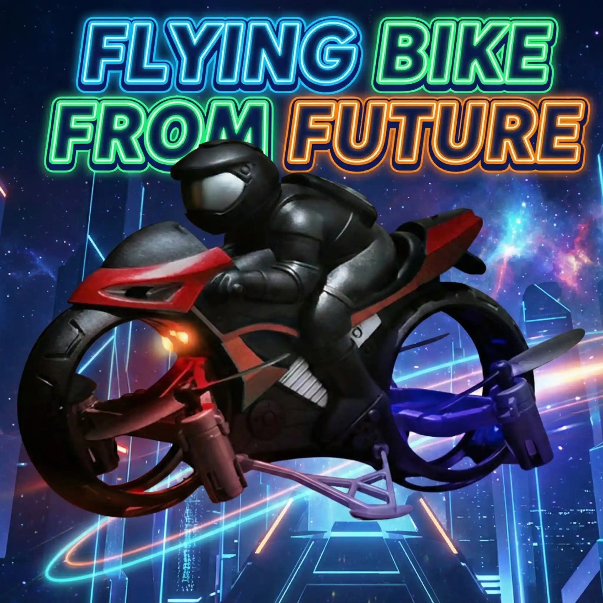 Remote Control Dual-Action RC Vehicle for Kids Controlled Bike with Flight Mode