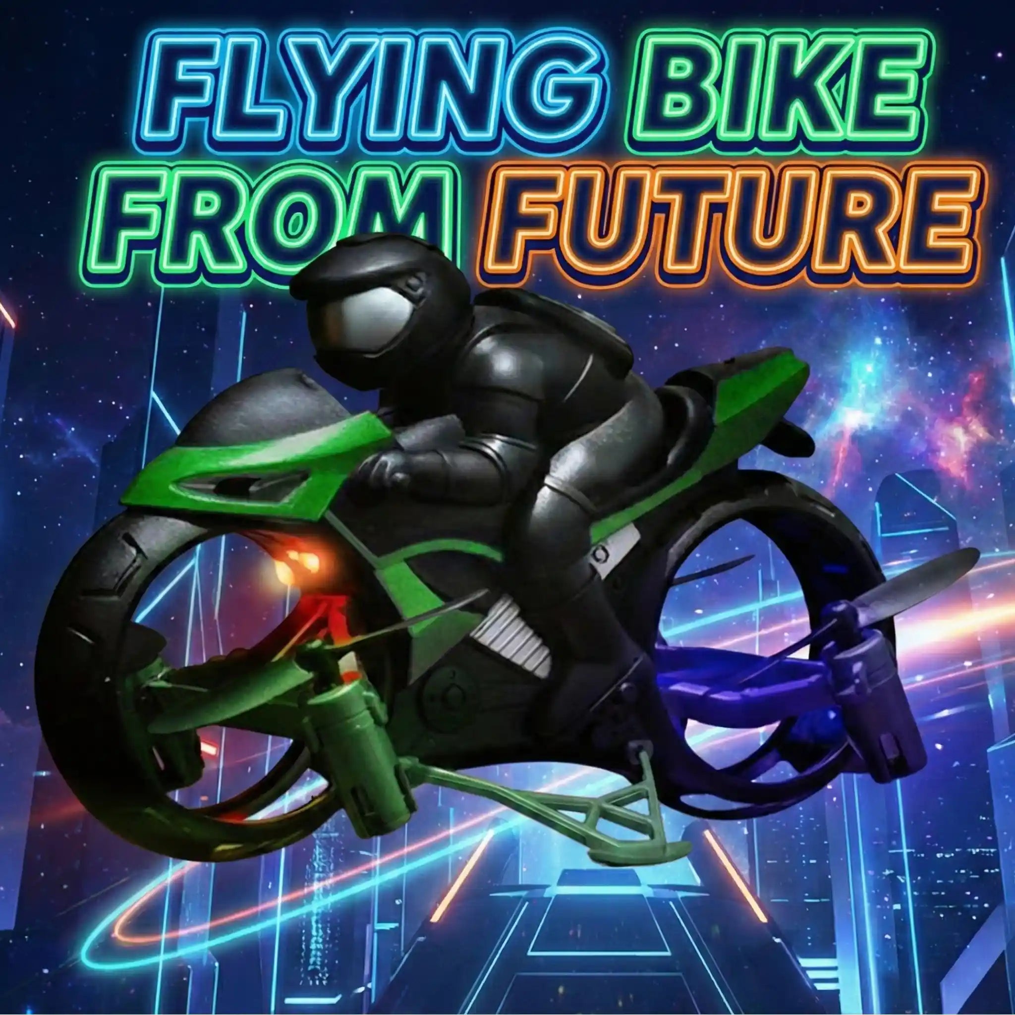 Remote Control Dual-Action RC Vehicle for Kids Controlled Bike with Flight Mode