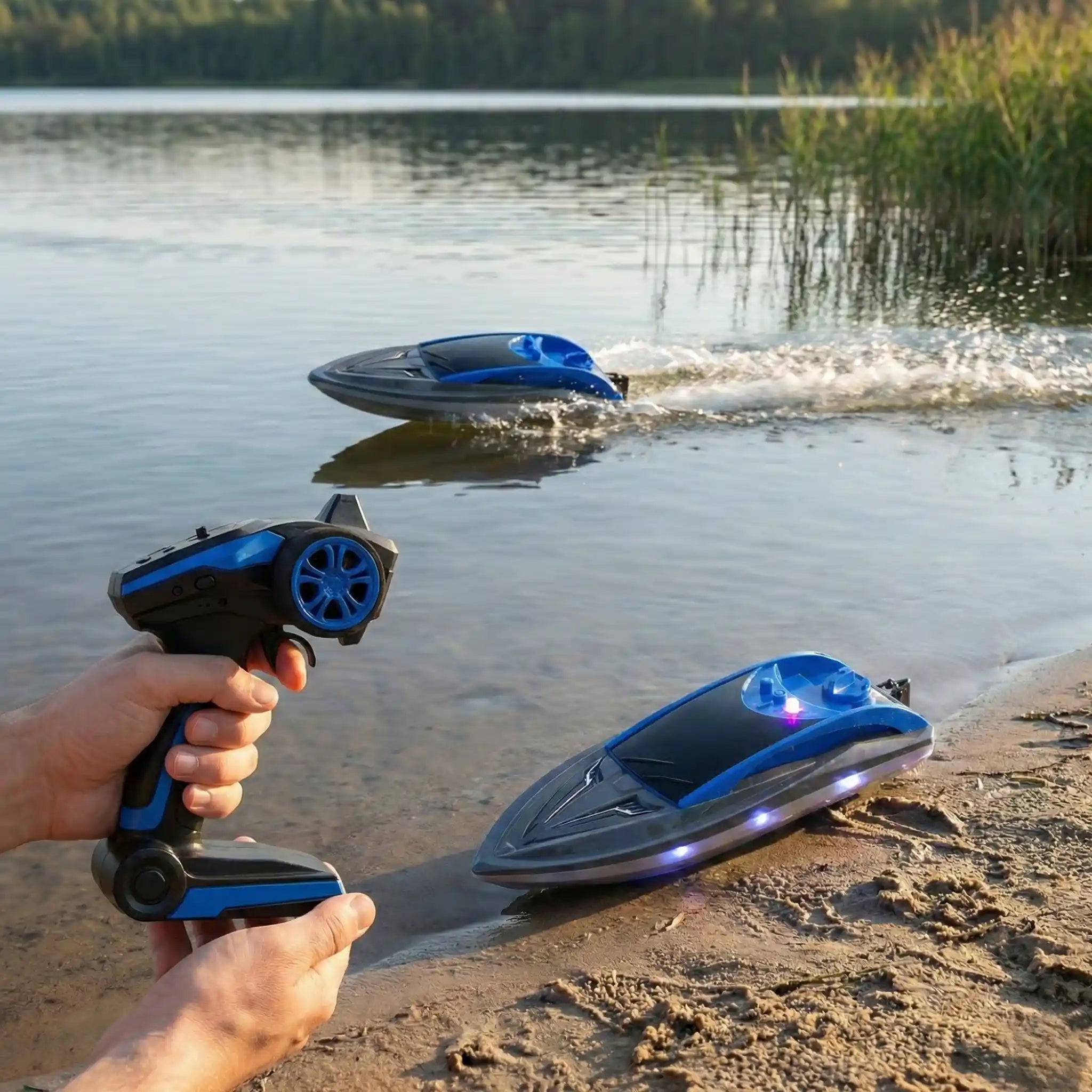 Remote Control RC Boat with Wireless Controller & Smooth Steering | Water Play Boat Toy for Kids