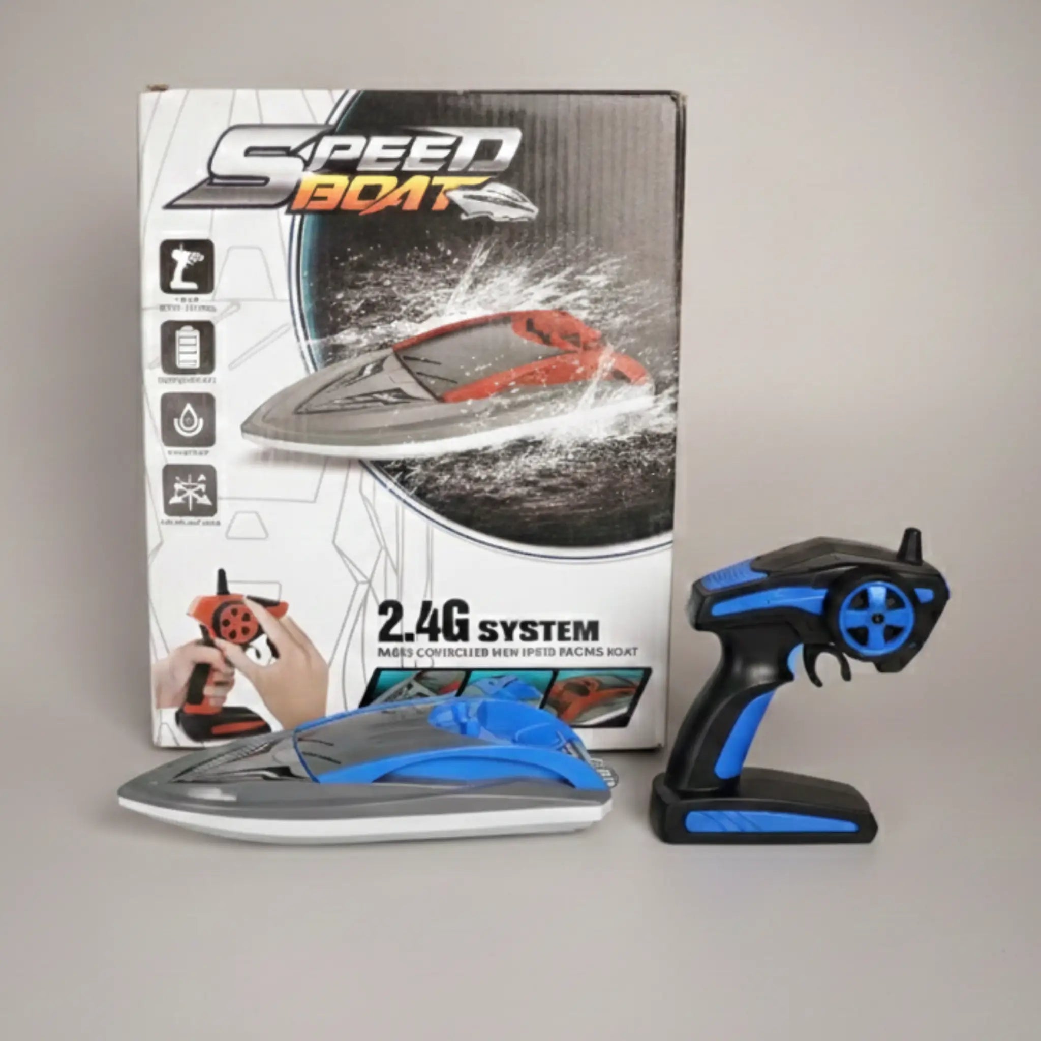 Remote Control RC Boat with Wireless Controller & Smooth Steering | Water Play Boat Toy for Kids