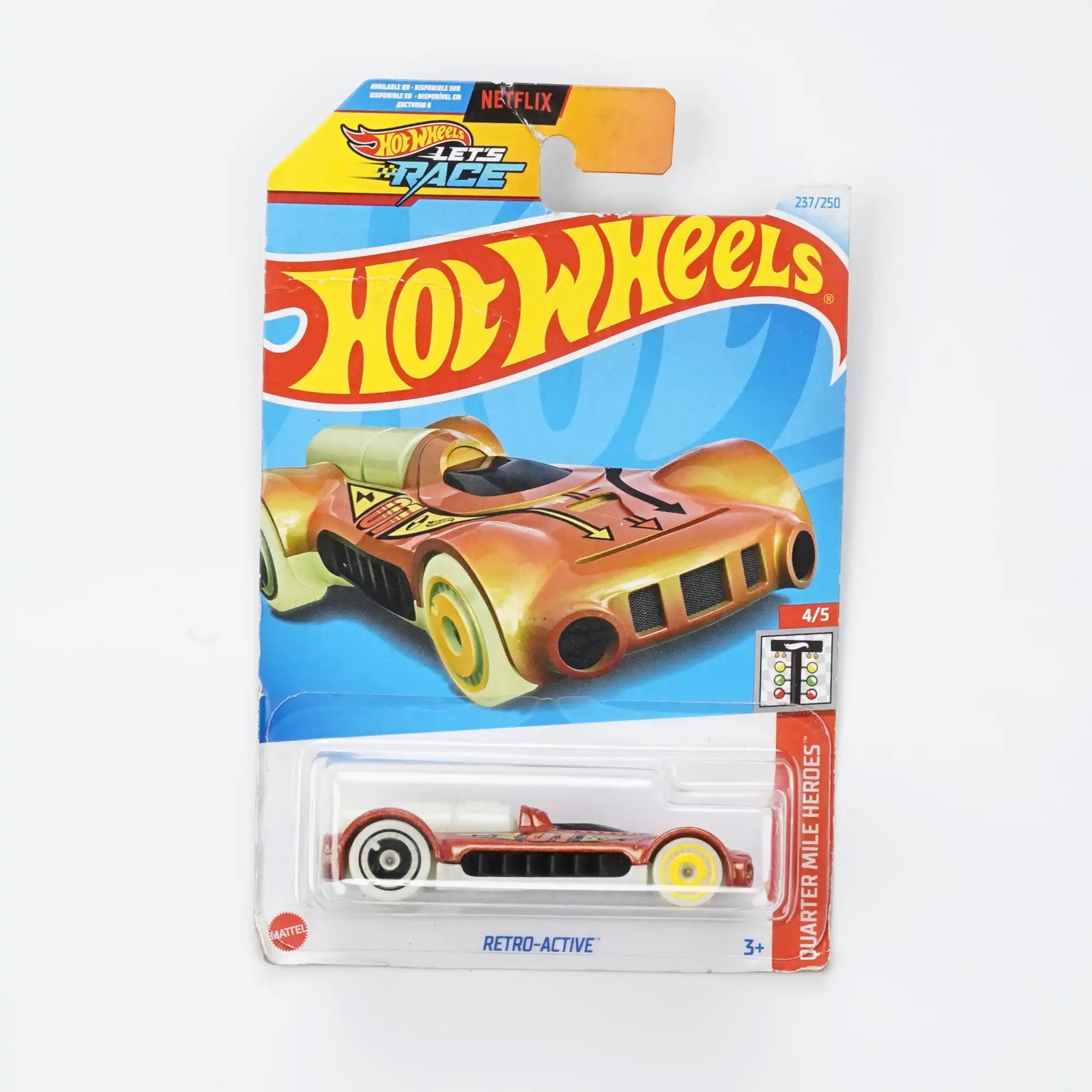 Hot Wheels Retro-Active Futuristic Concept Car Die-Cast