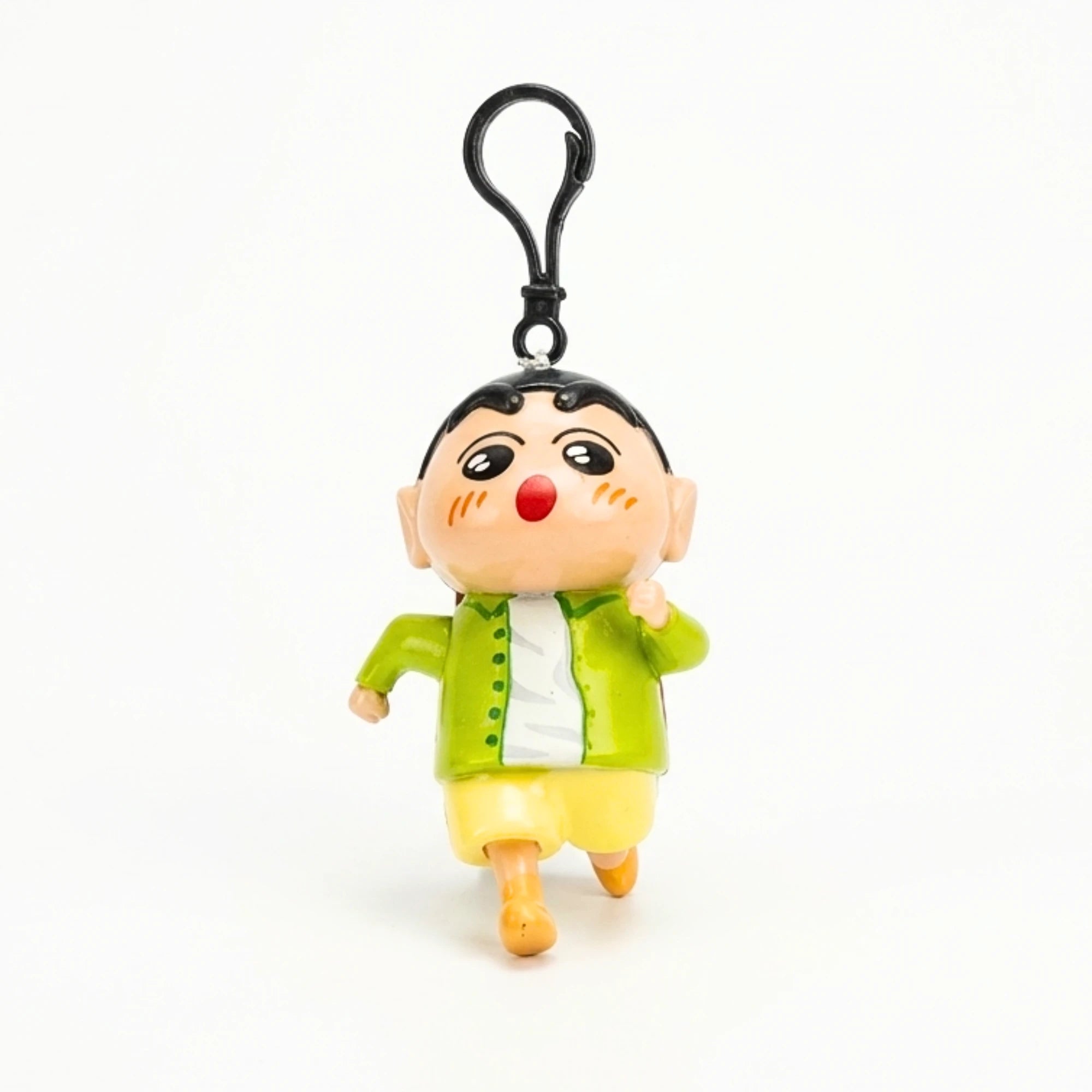 Shinchan String-Pull Keychain - Fun 3D Retractable Cartoon Toy for Bags, Keys and Gifting