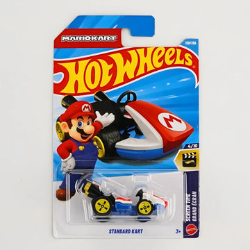 Hot Wheels Standard Kart Red Blue White 2026 Screen Time 4/10 Mainline