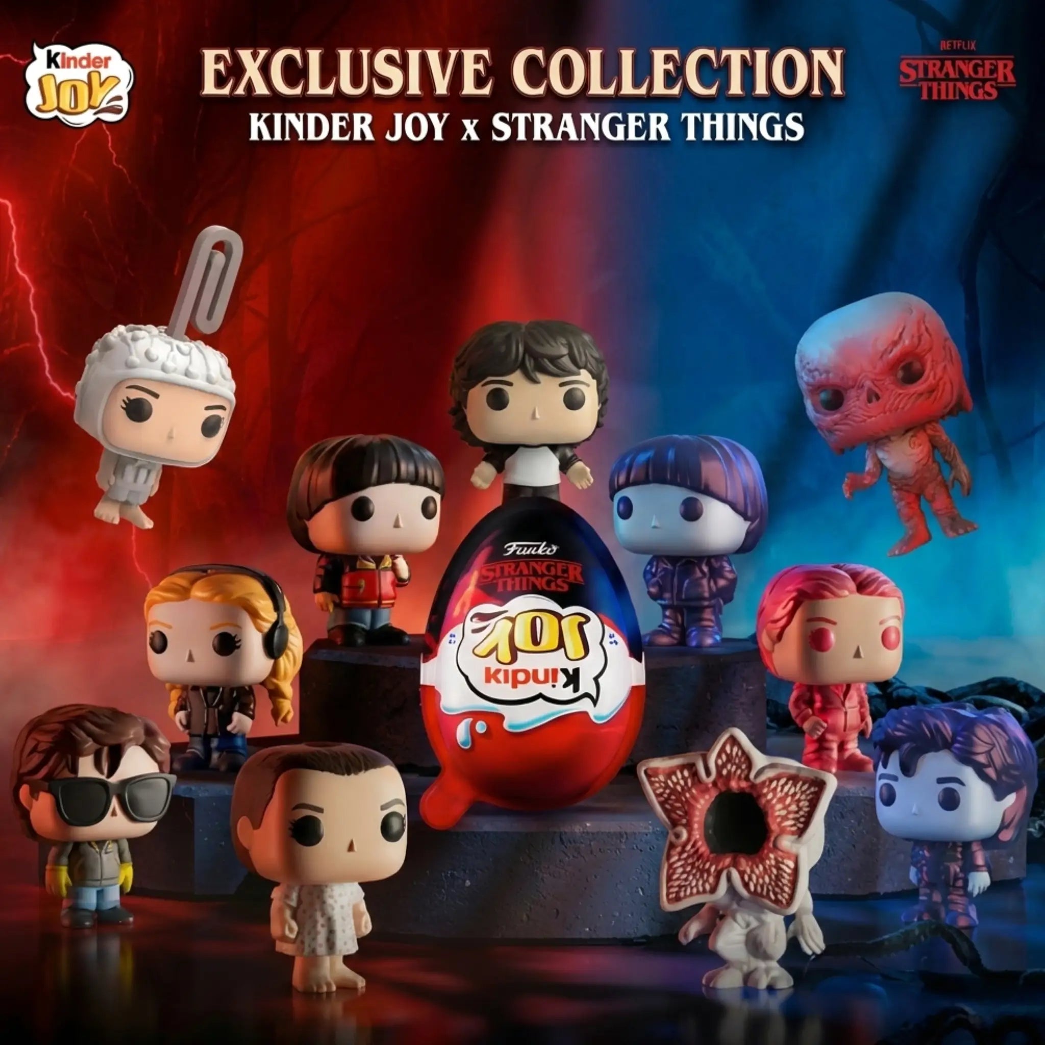 Stranger Things Kinder Joy Collectible Surprise Toy | Imported Mini Figures