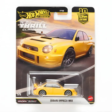 Hot Wheels Subaru Impreza WRX Yellow 2026 Car Culture - Thrill Climbers 1/5 [Premium]