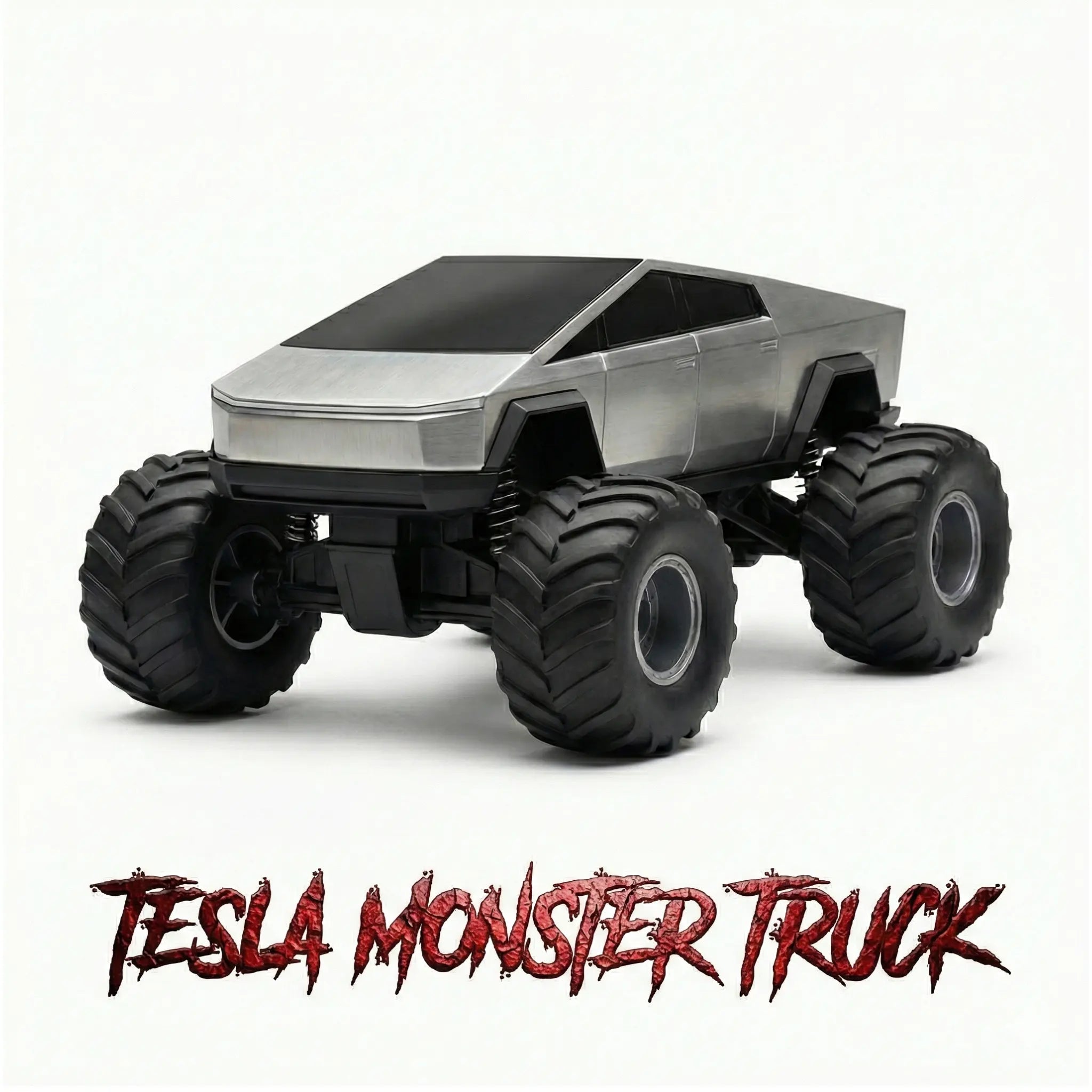Tesla Truck Toy with Camera & Joystick Control | Monster Truck Tyres, Smartphone App Live View & Recording