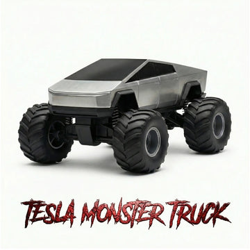 Tesla Truck Toy with Camera & Joystick Control | Monster Truck Tyres, Smartphone App Live View & Recording