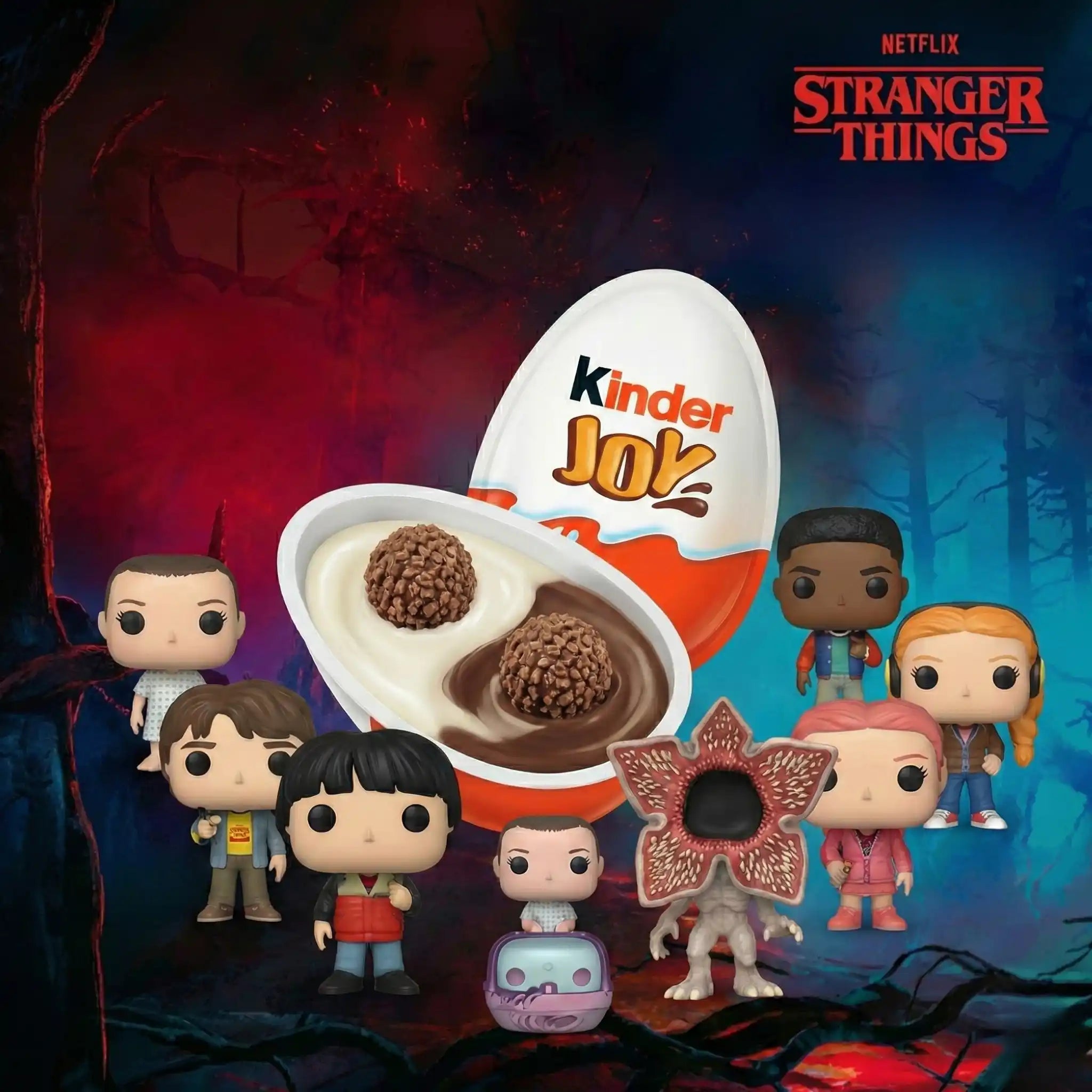 Stranger Things Kinder Joy Collectible Surprise Toy | Imported Mini Figures