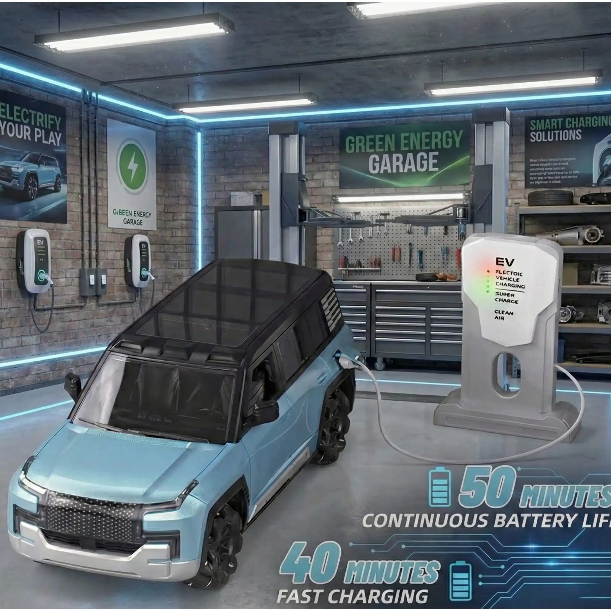 Wonder Digital Moka U8 High-Speed RC Car — Rechargeable 2.4 GHz Electric Racing Toy for Kids