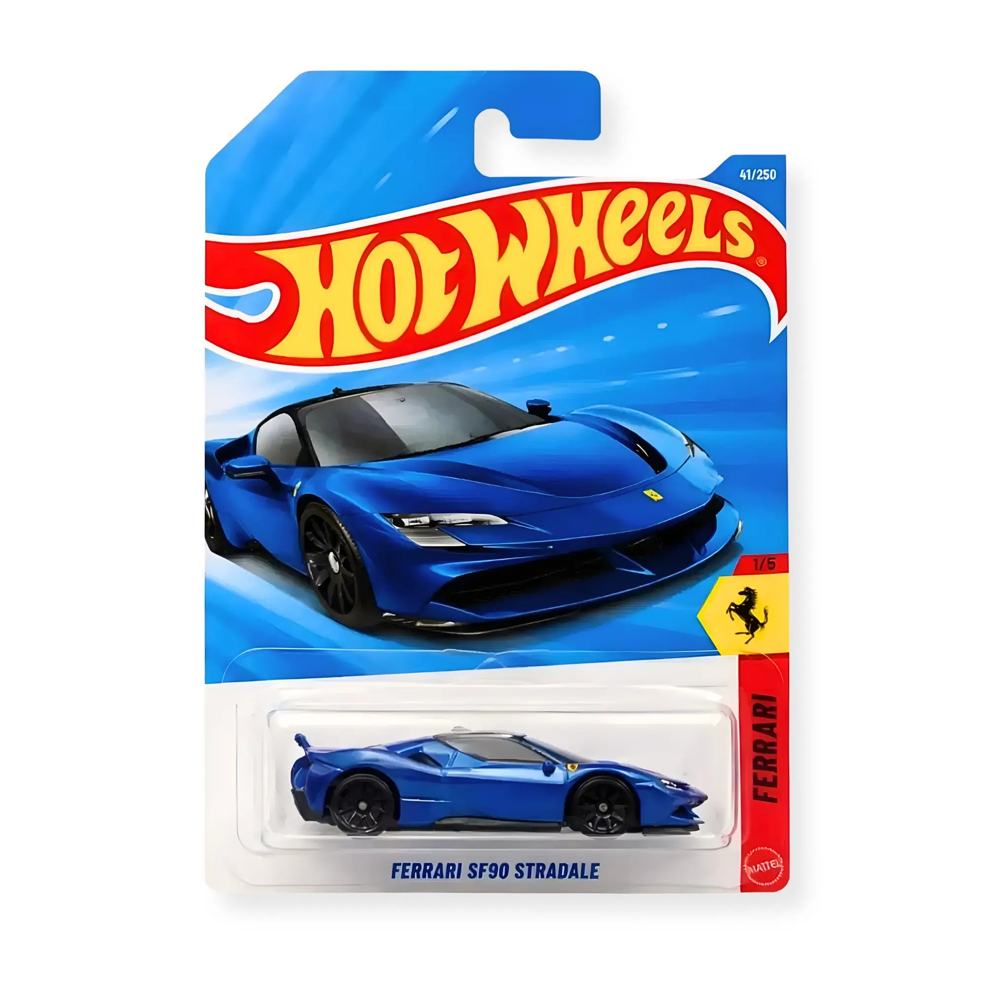[Imported] Hot Wheels Ferrari SF90 Stradale (Blue) 1:64 Die-Cast