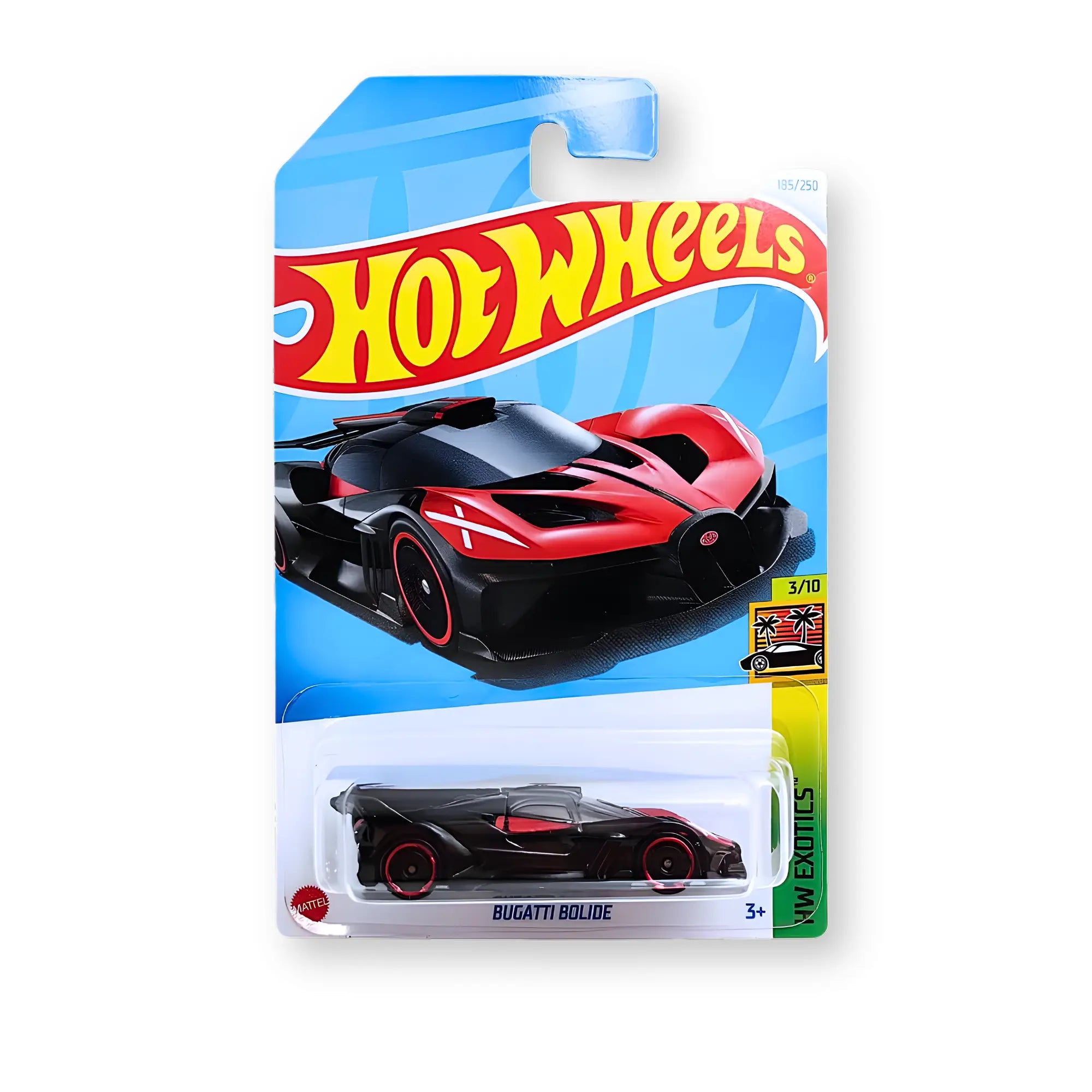 [U.S Card] Hot Wheels Bugatti Bolide (Red) 1:64 Die-Cast
