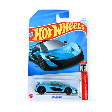 [U.S Cards] Hot Wheels McLaren P1 (Blue) 1:64 Die-Cast