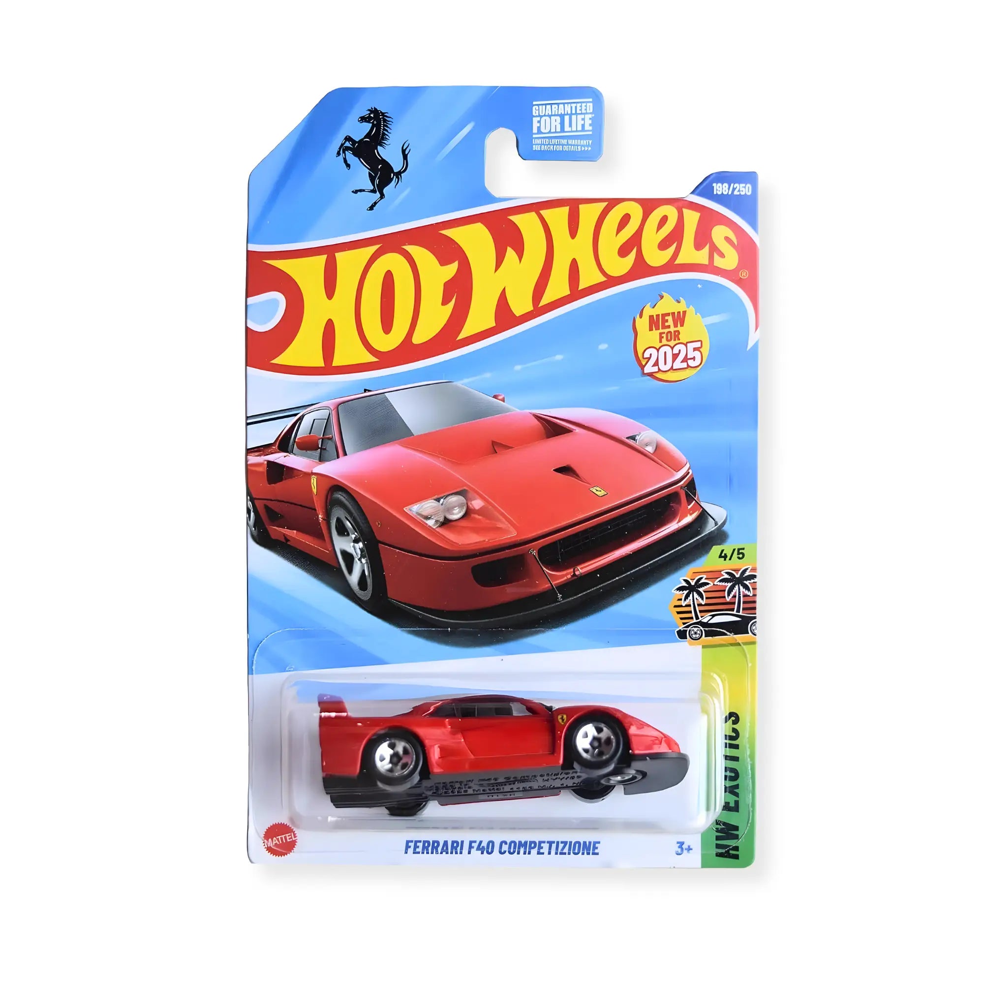 Hot Wheels Ferrari F40 Competizione (Red) 1:64 Die-Cast