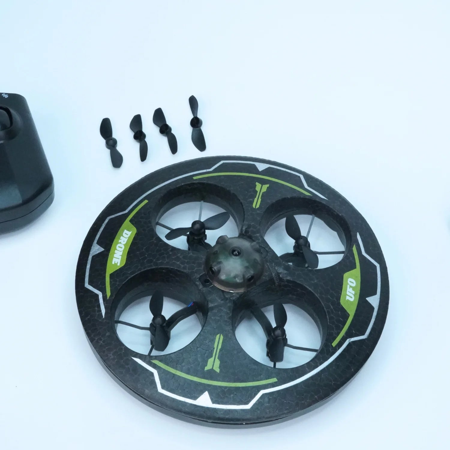 UFO Alien RC Drone with LED Lights - Rechargeable Flying Toy for Kids and Beginners